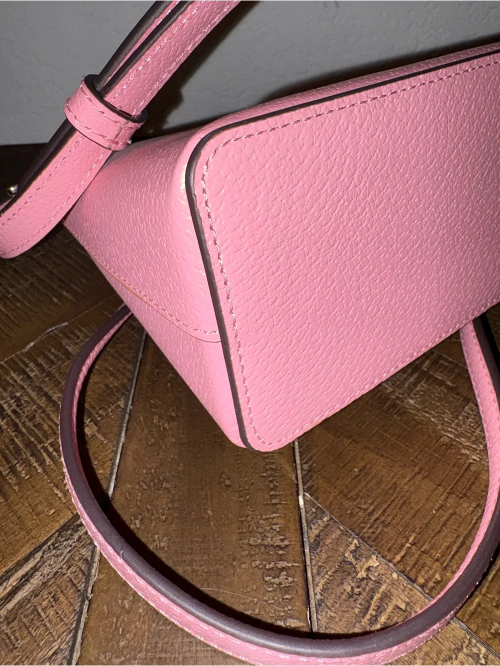 Kate Spade Jeanne Leather Crossbody Bright Carnation Pink EUC